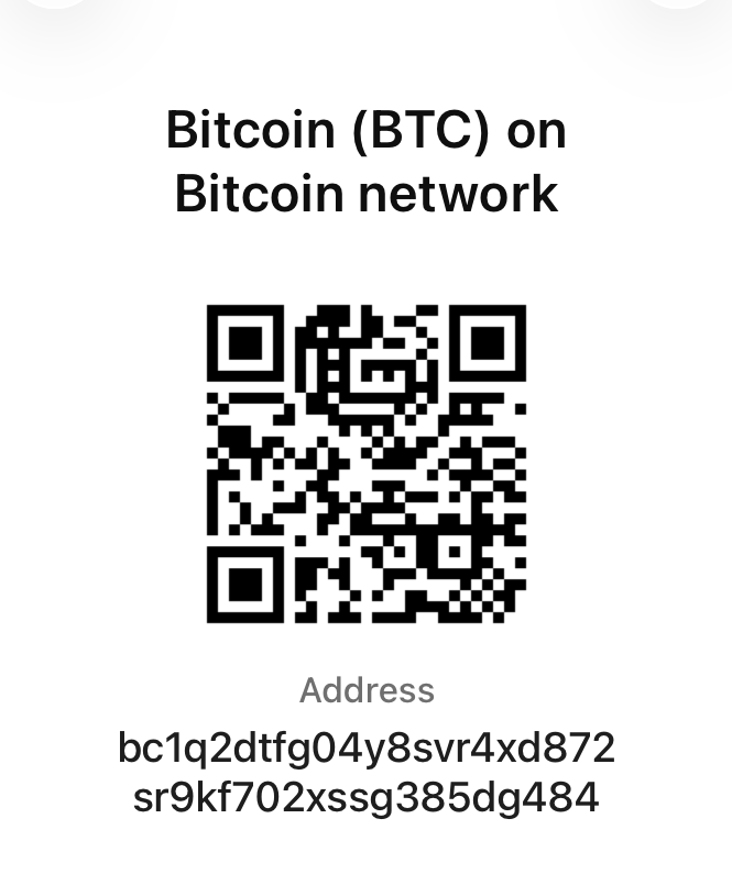 Bitcoin donation QR code, Bitcoin network